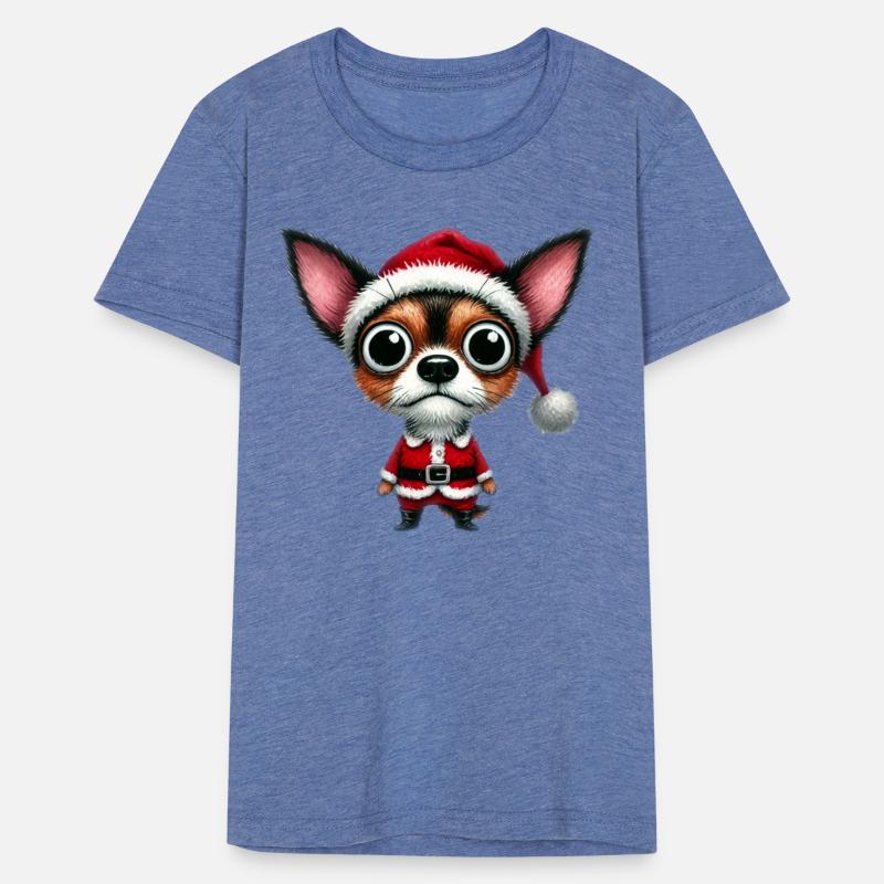 Quirky Puppy Dressed Santa Claus For Christmas