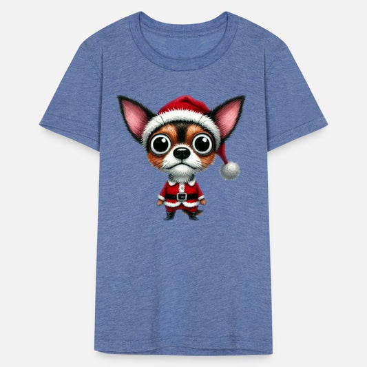 Quirky Puppy Dressed Santa Claus For Christmas