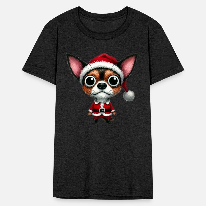 Quirky Puppy Dressed Santa Claus For Christmas