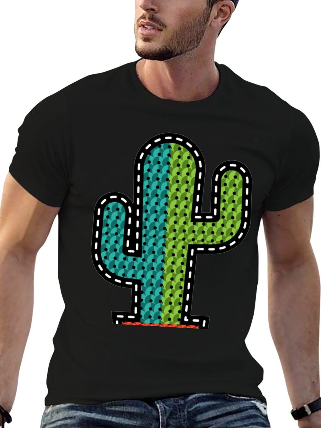 Cactus Graphic Tee - Modern Desert Style
