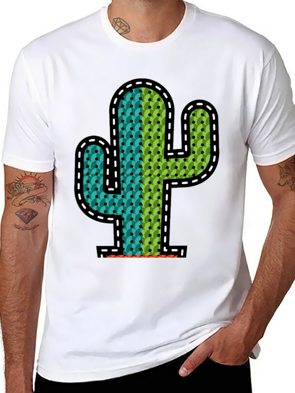 Cactus Graphic Tee - Modern Desert Style