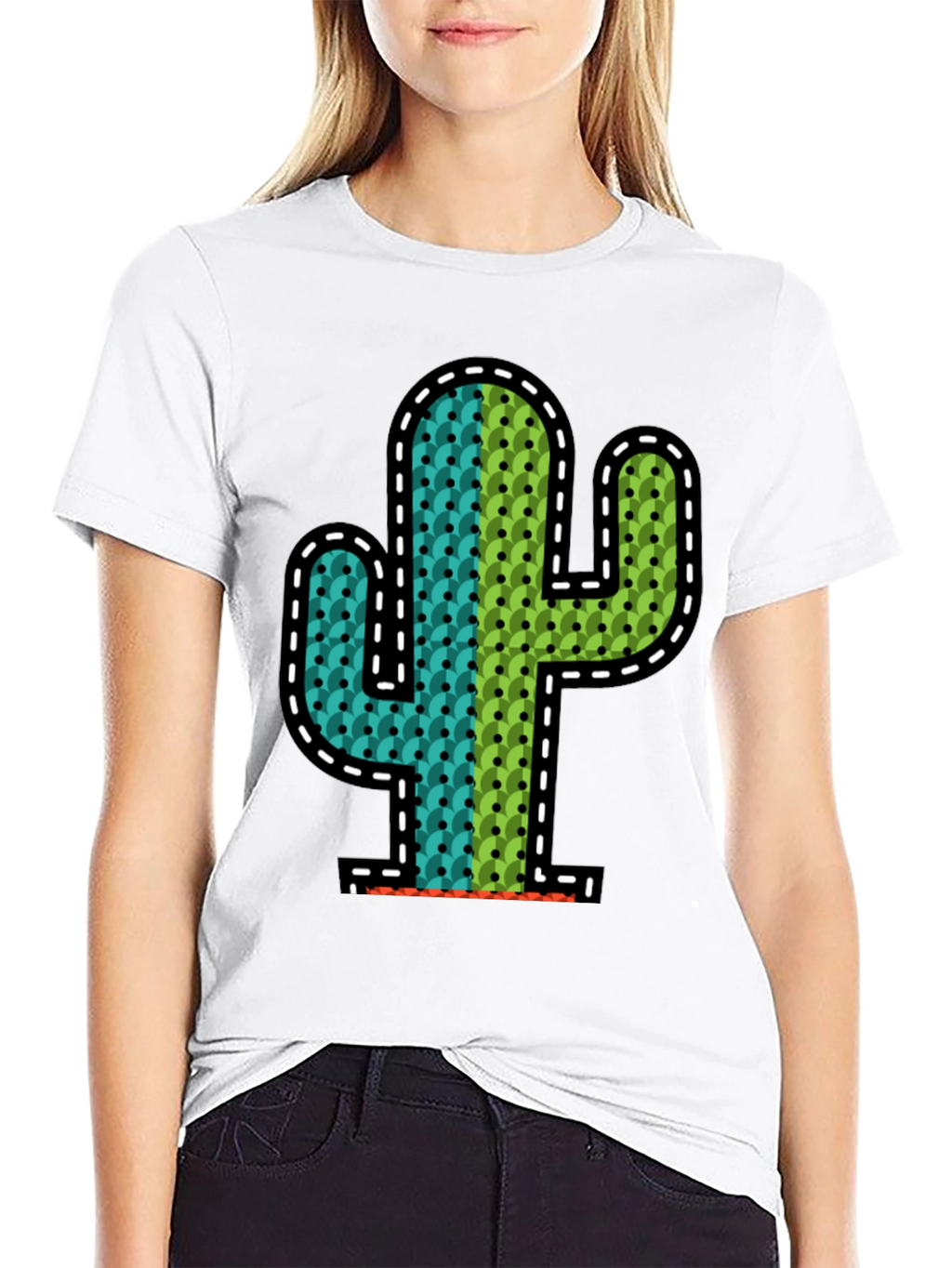 Cactus Graphic Tee - Modern Desert Style