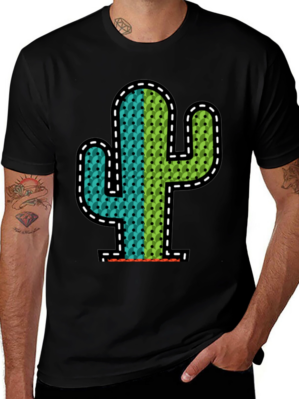 Cactus Graphic Tee - Modern Desert Style