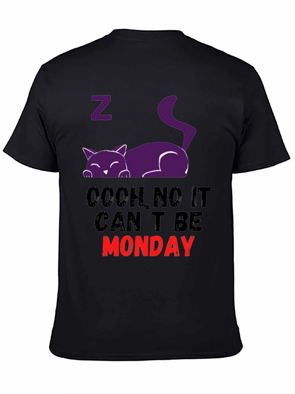 Monday Blues Cat Graphic Tee