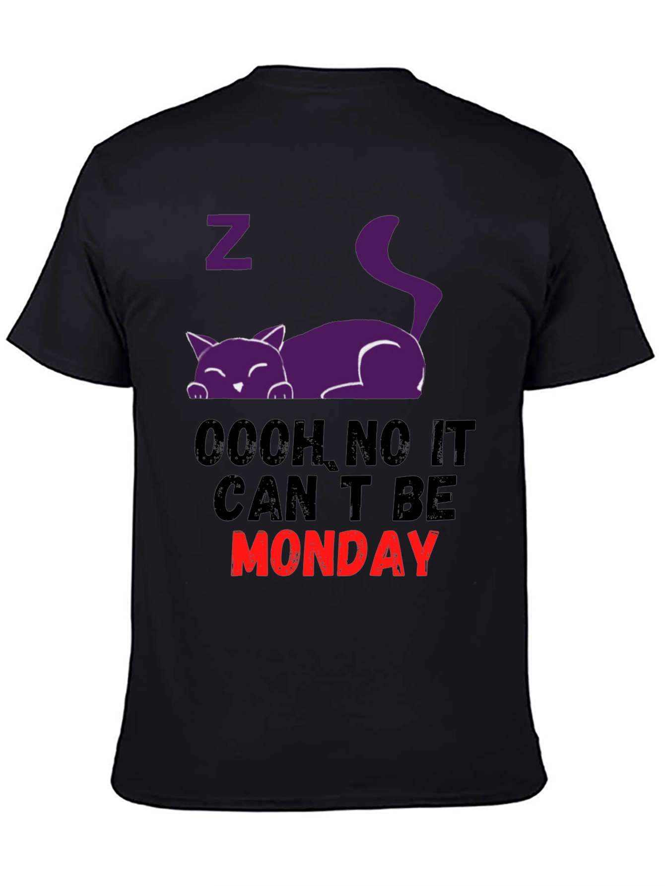 Monday Blues Cat Graphic Tee