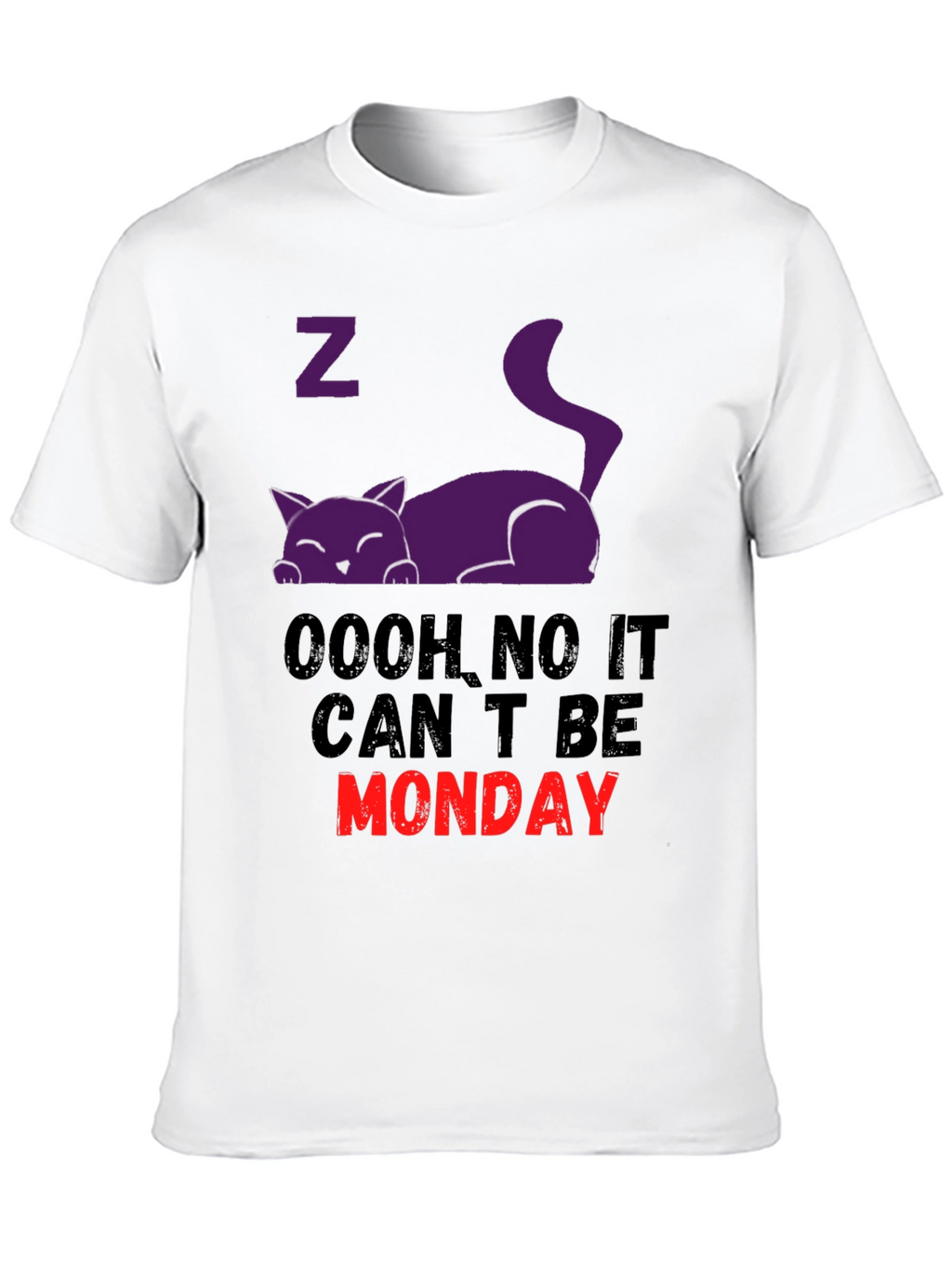 Monday Blues Cat Graphic Tee