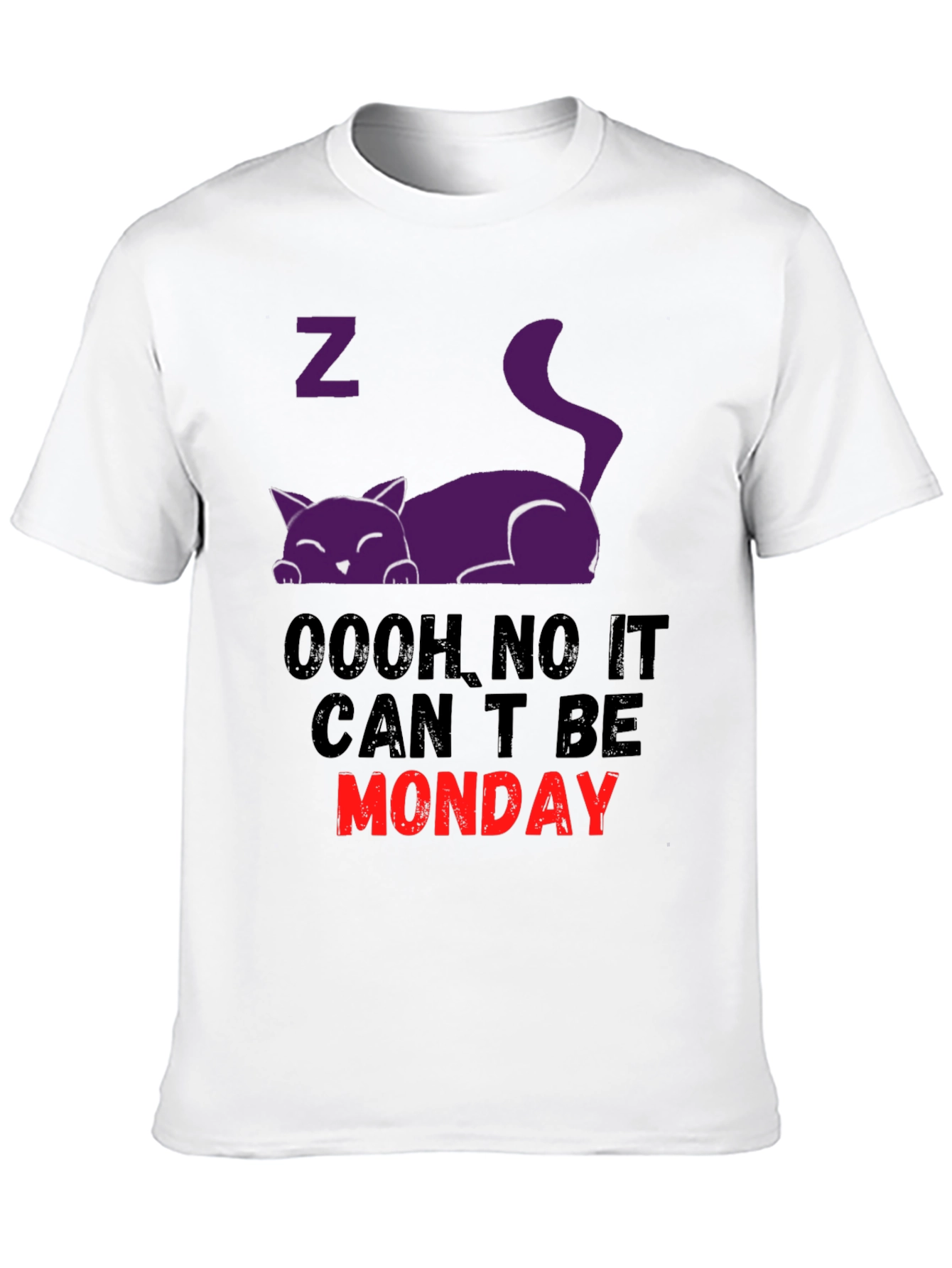 Monday Blues Cat Graphic Tee