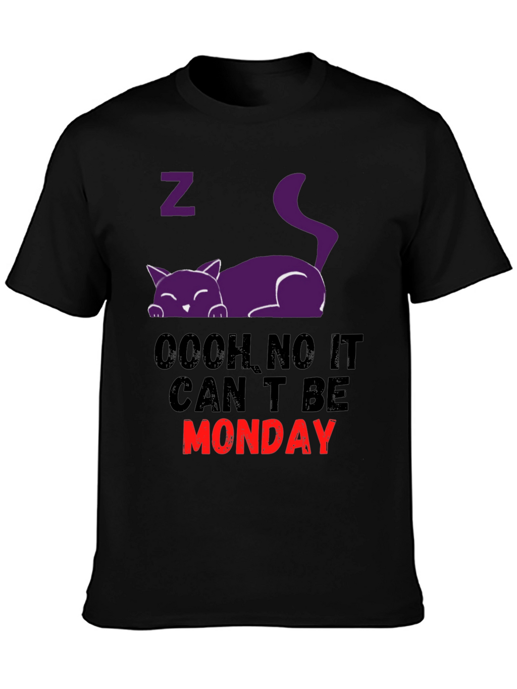 Monday Blues Cat Graphic Tee