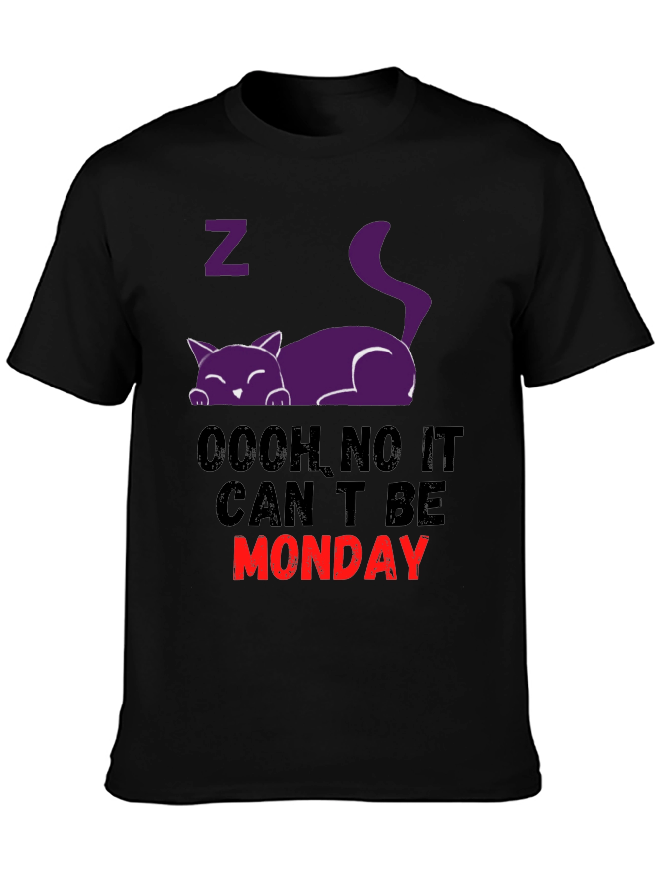 Monday Blues Cat Graphic Tee