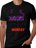 Monday Blues Cat Graphic Tee