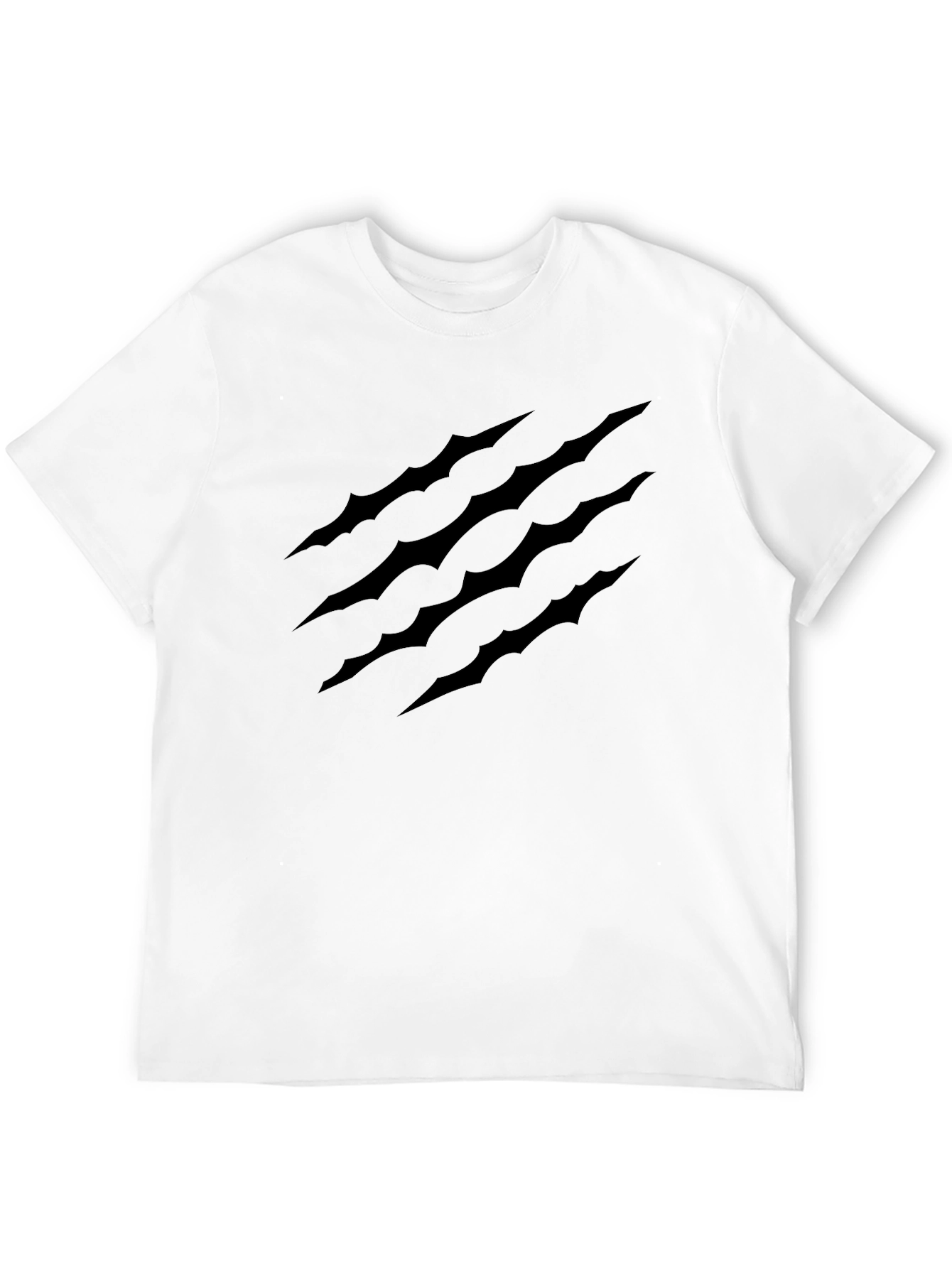 Claw Scratch Graphic Black T-Shirt