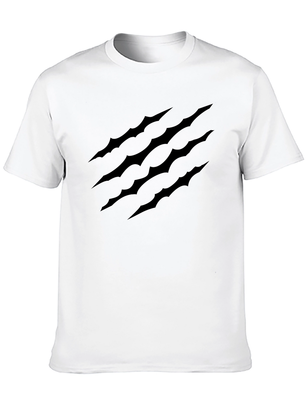 Claw Scratch Graphic Black T-Shirt