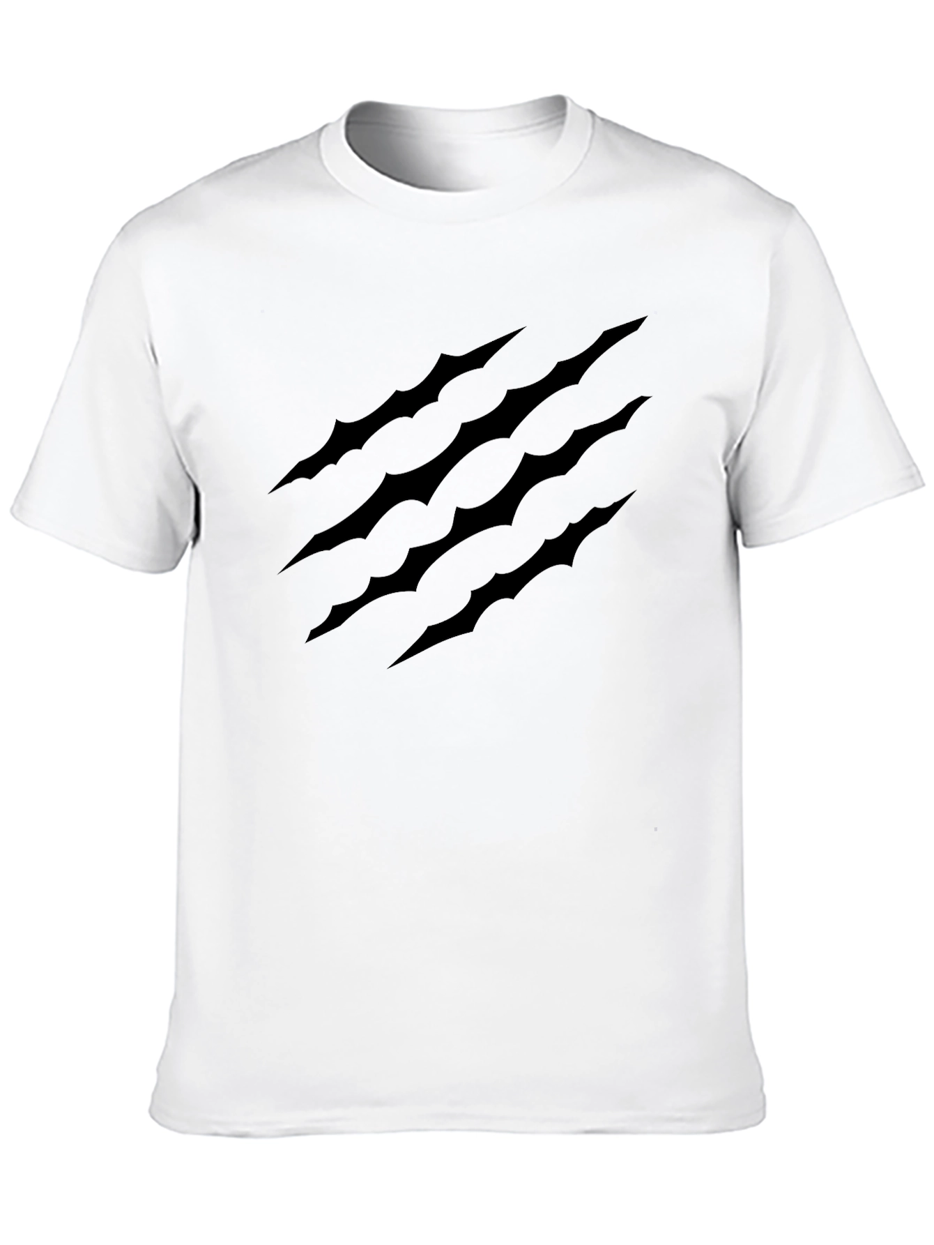 Claw Scratch Graphic Black T-Shirt