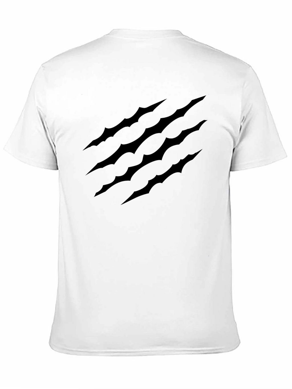 Claw Scratch Graphic Black T-Shirt