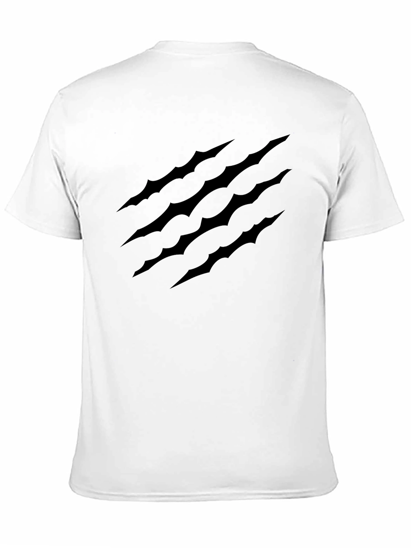 Claw Scratch Graphic Black T-Shirt