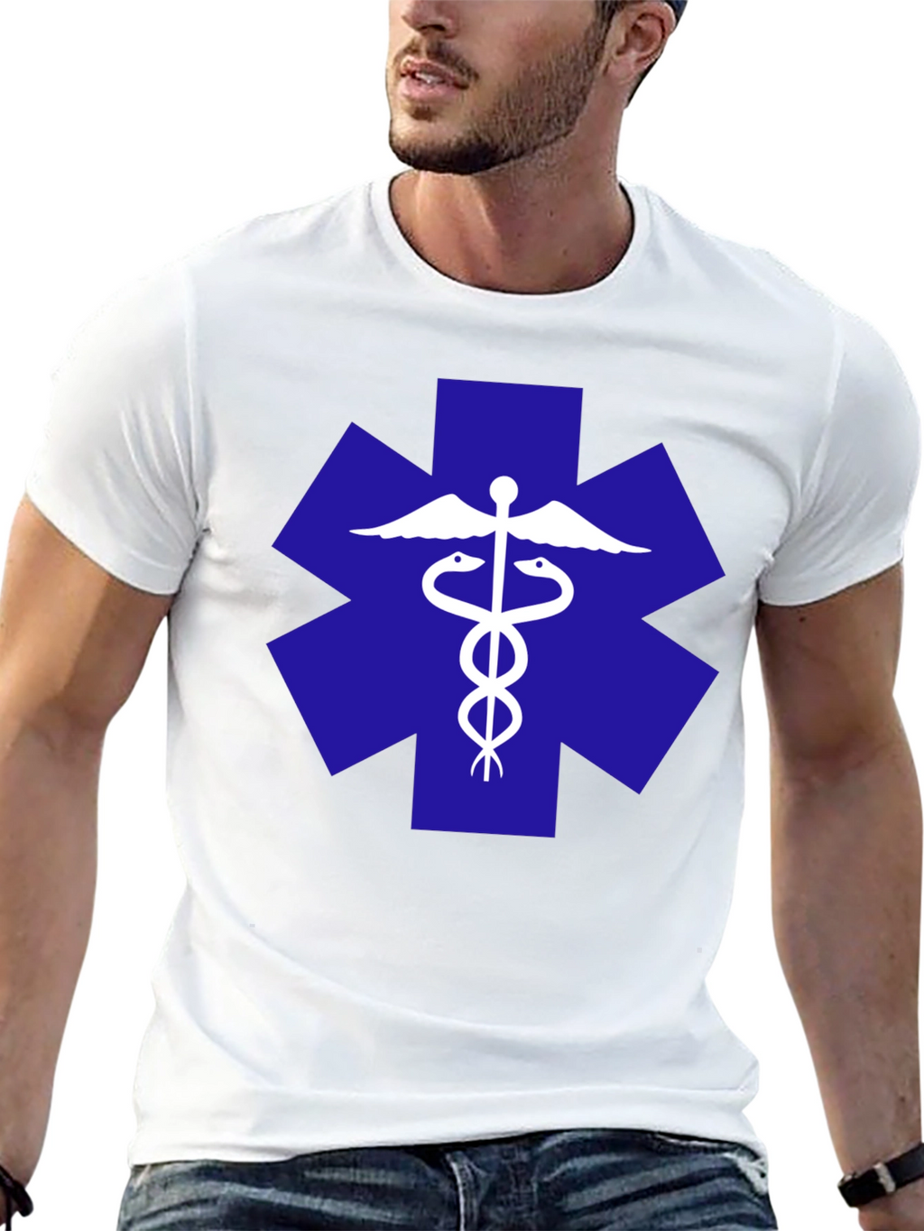 Star of Life Medical T-Shirt - EMS EMT Paramedic