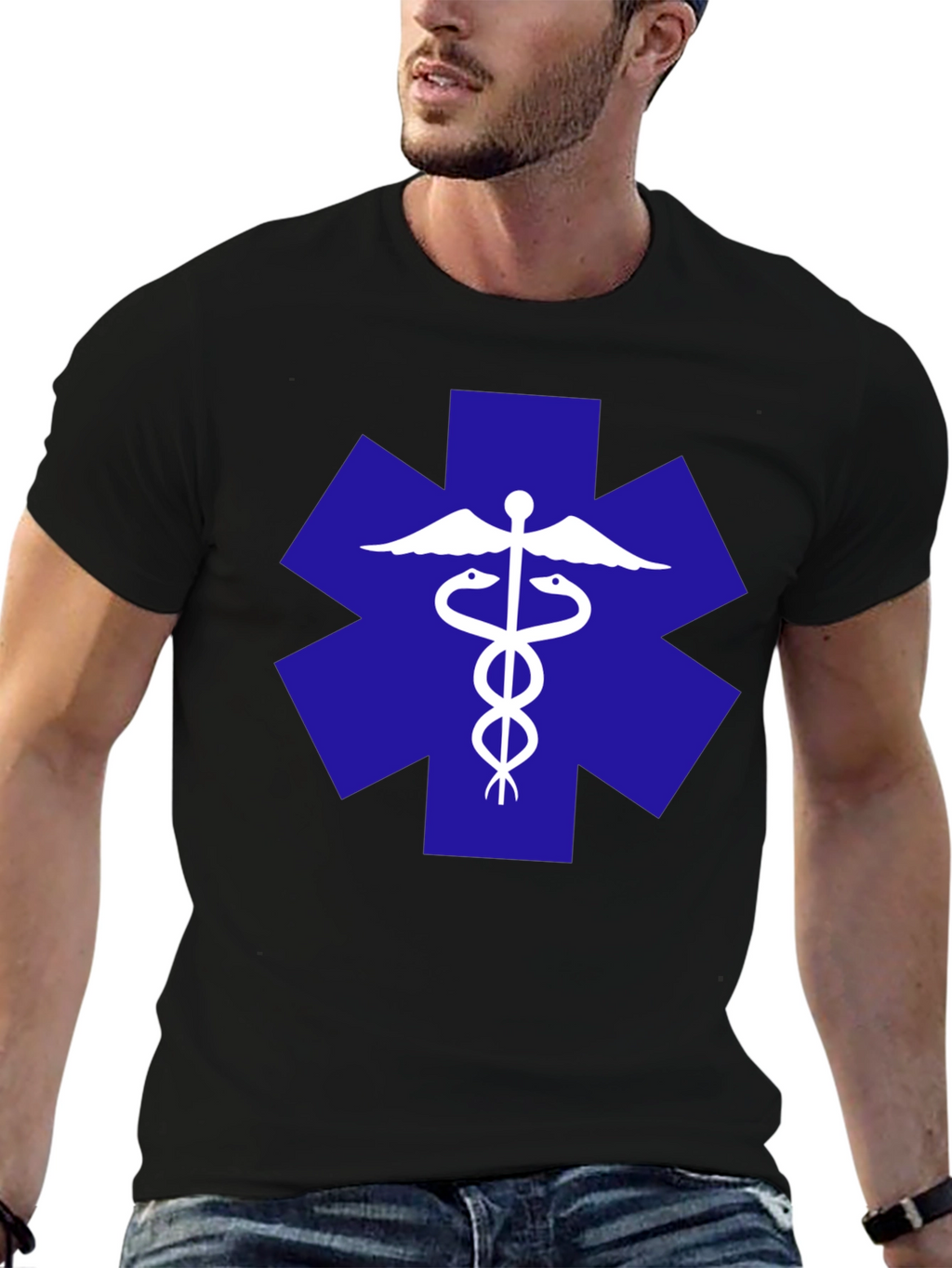 Star of Life Medical T-Shirt - EMS EMT Paramedic