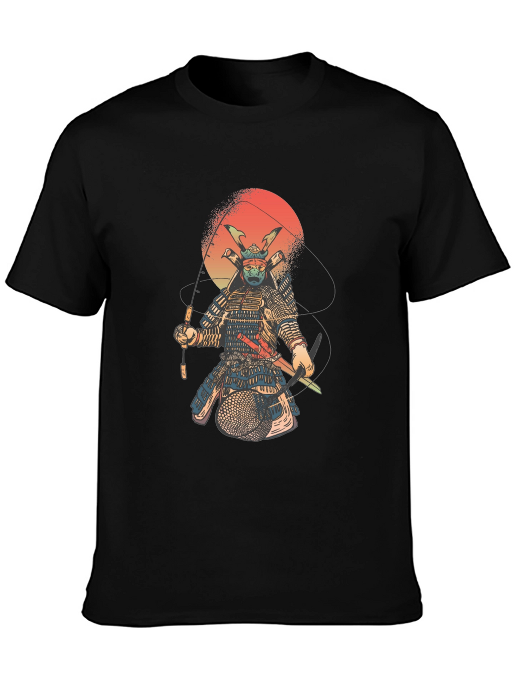 Samurai Fisherman Graphic Tee