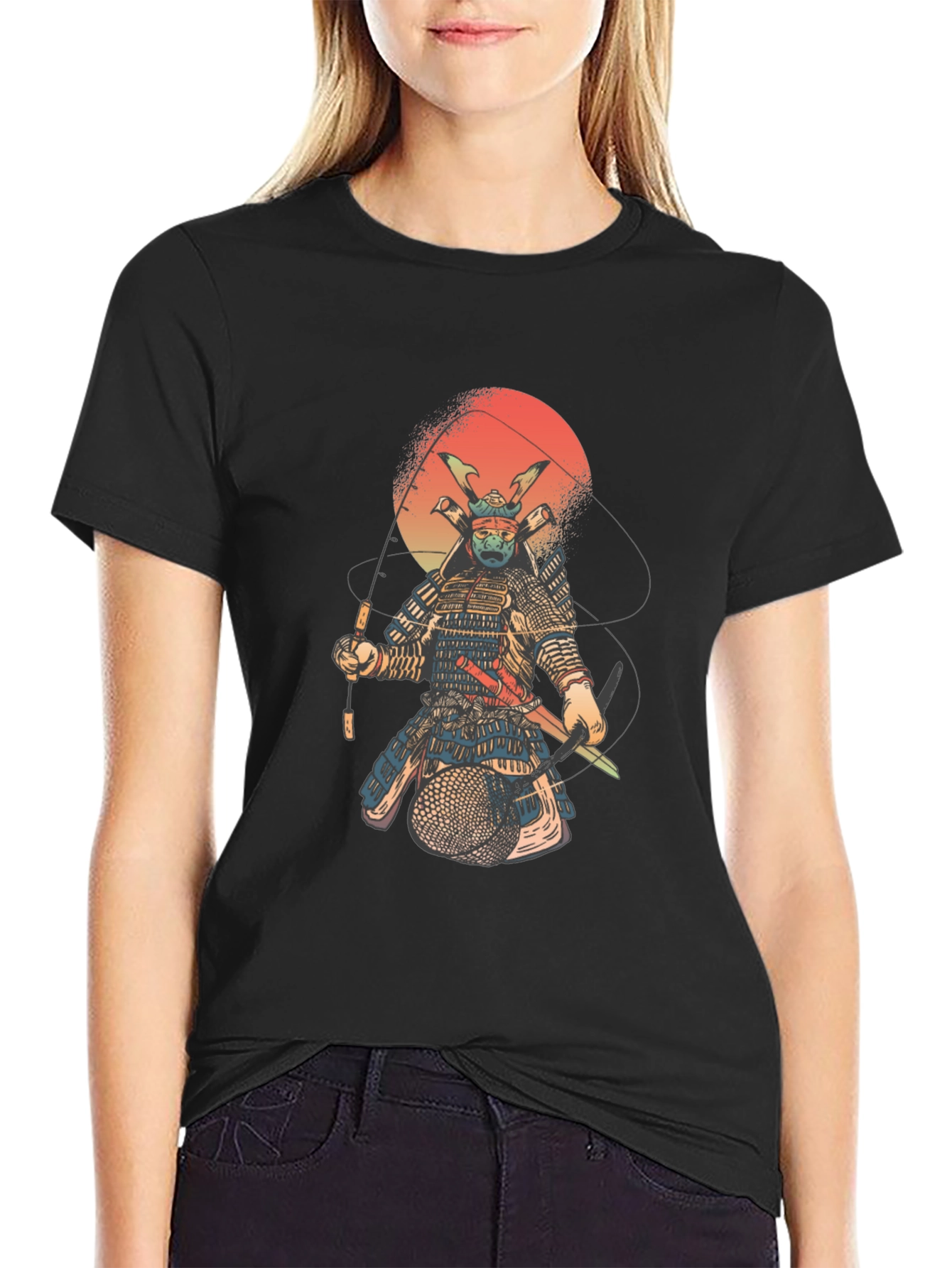 Samurai Fisherman Graphic Tee