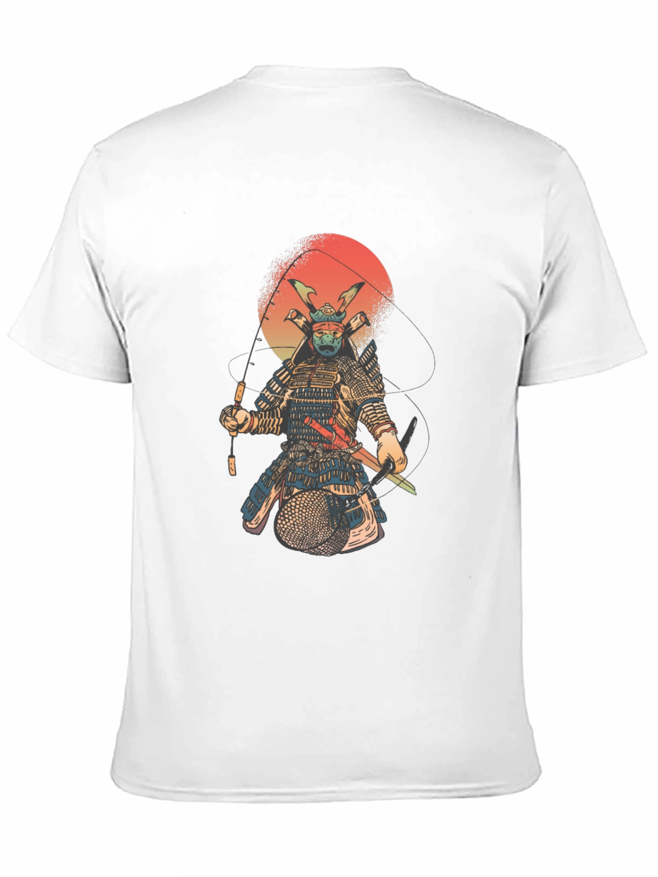 Samurai Fisherman Graphic Tee