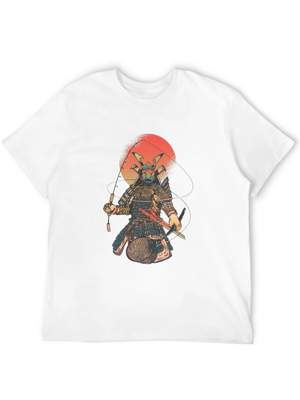 Samurai Fisherman Graphic Tee