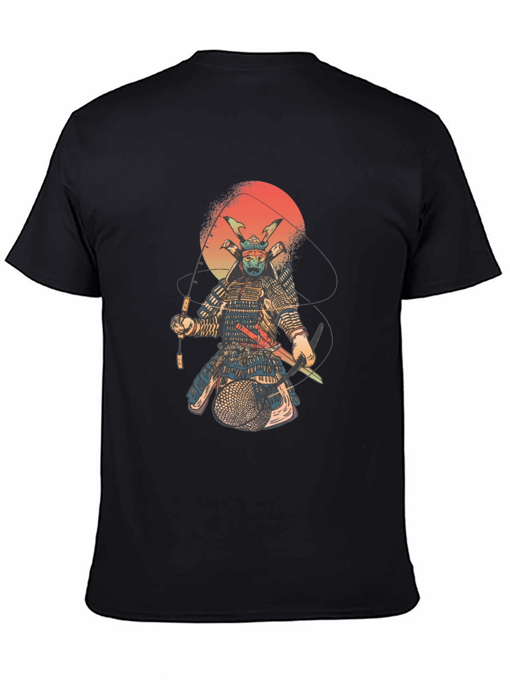 Samurai Fisherman Graphic Tee