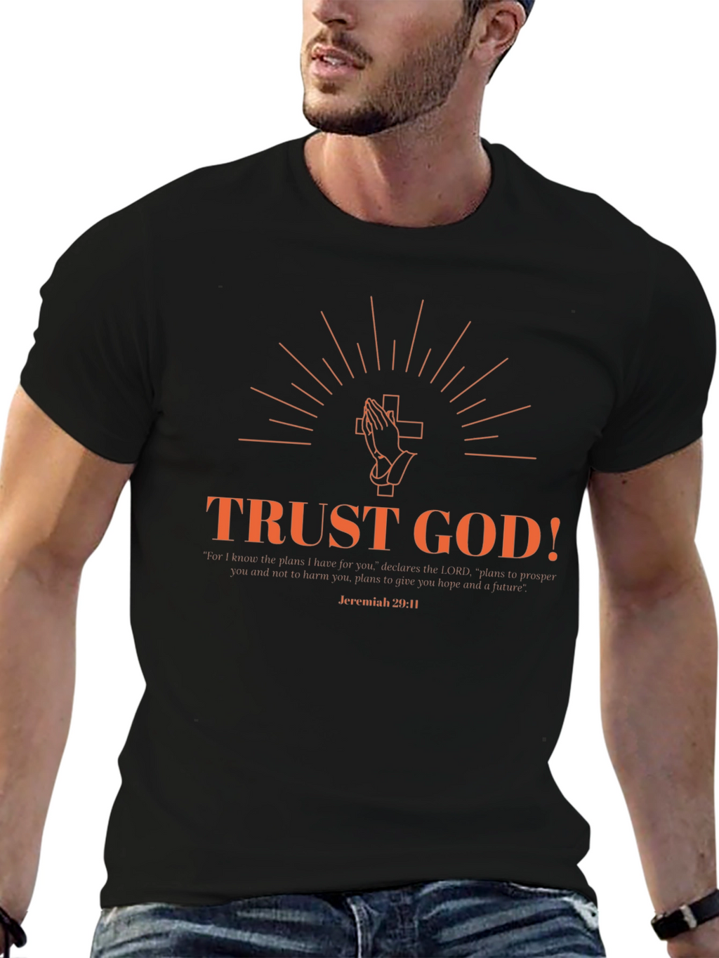 Trust God T-Shirt - Faith Inspired Tee