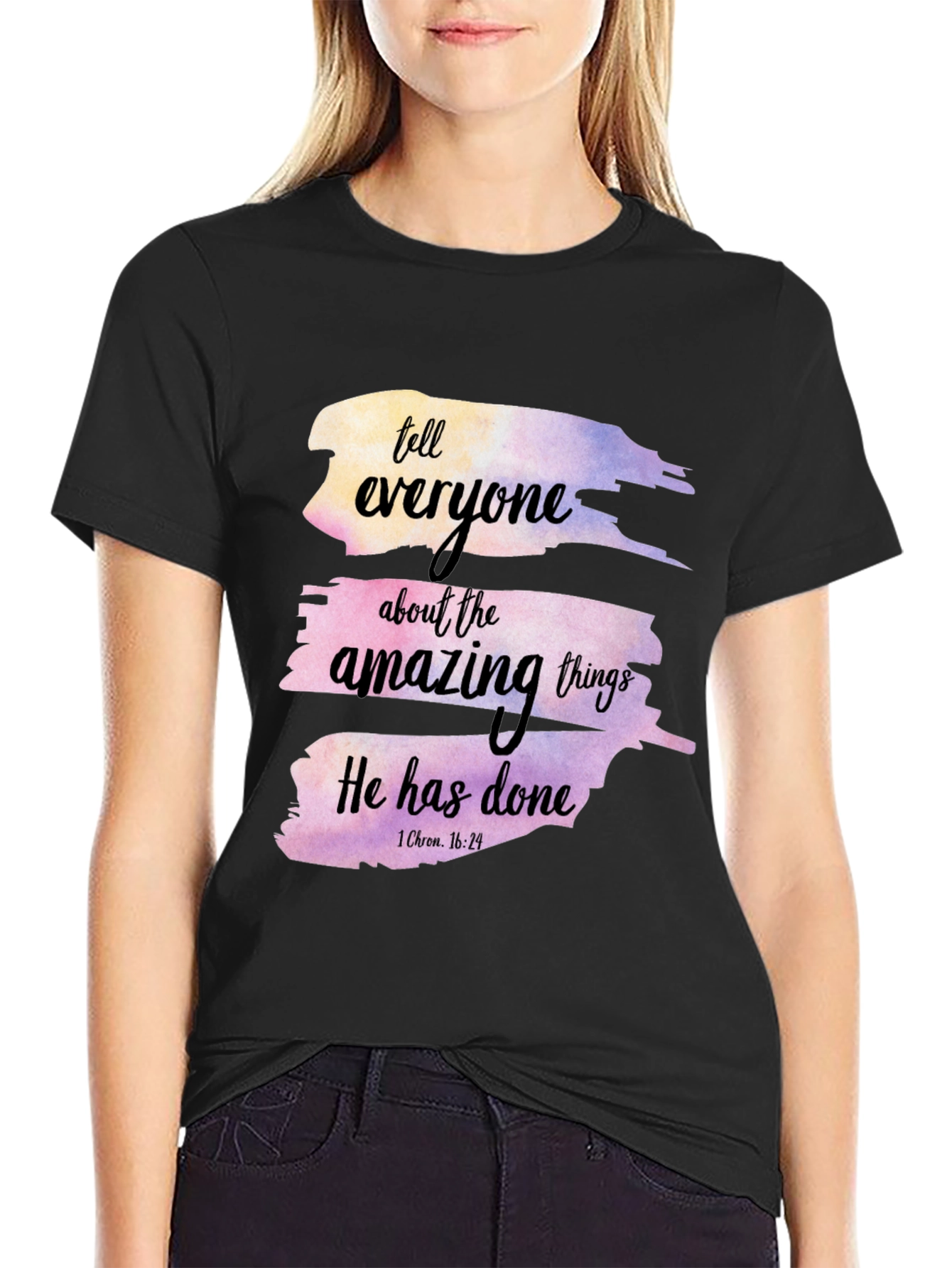 Inspirational Scripture Tee - Tell Everyone