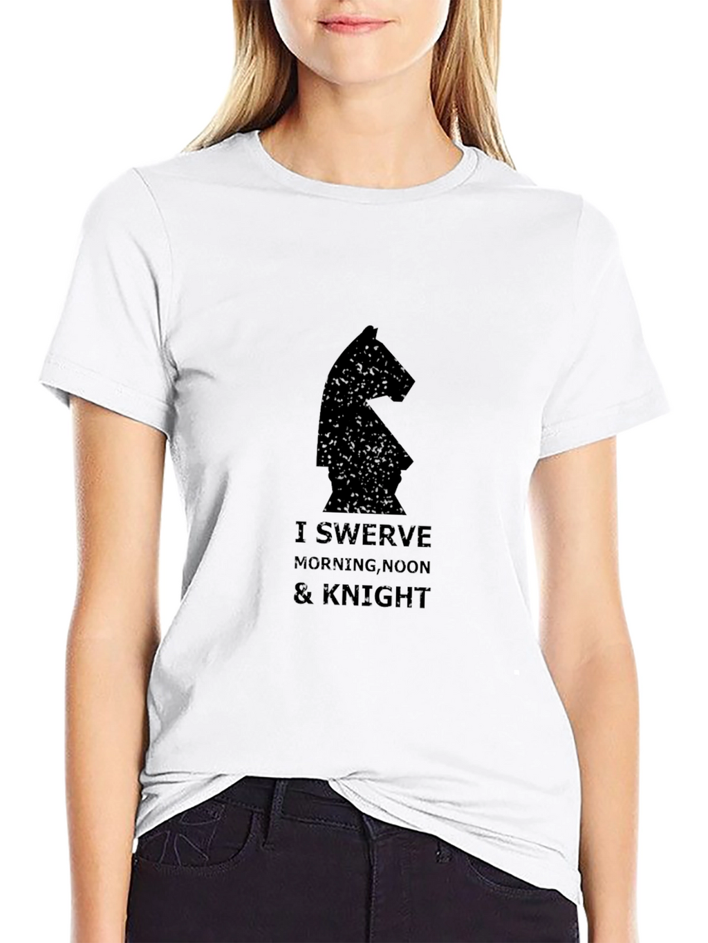 I Swerve Knight Chess Piece Graphic Tee