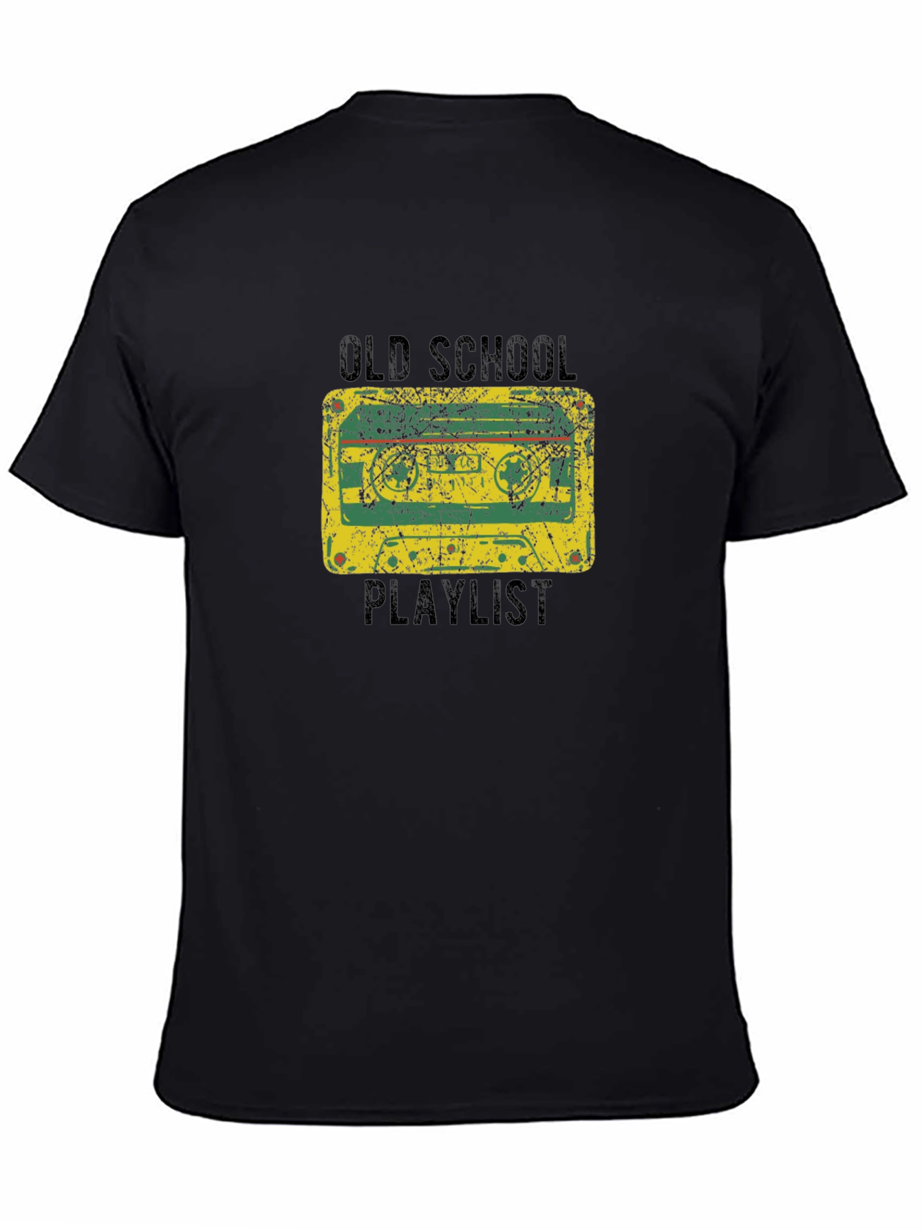 Old School Playlist Cassette Graphic Tee
