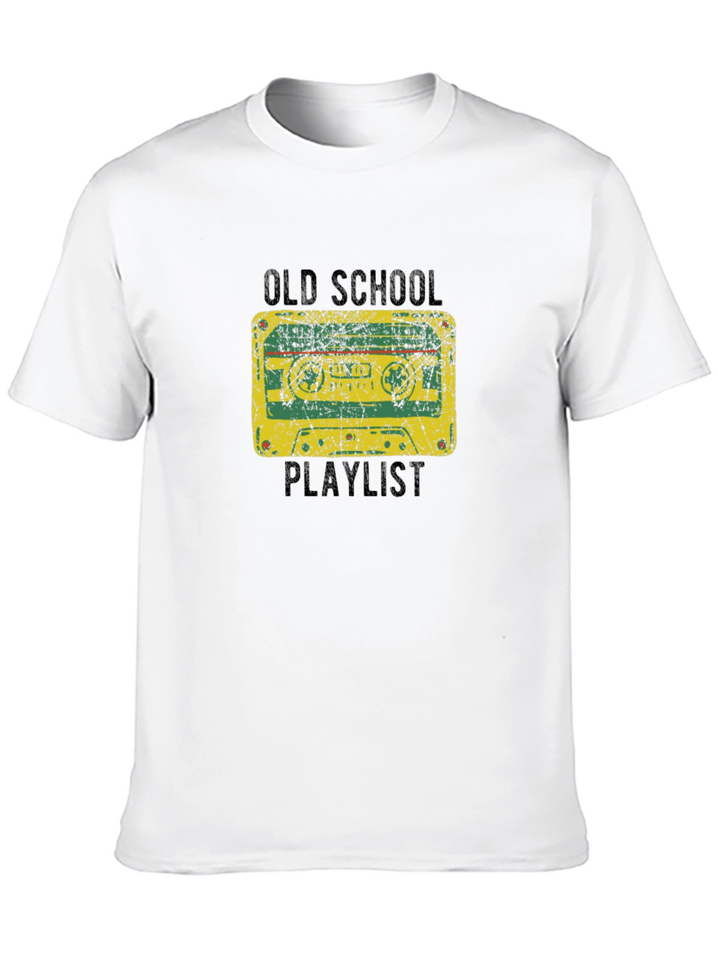 Old School Playlist Cassette Graphic Tee