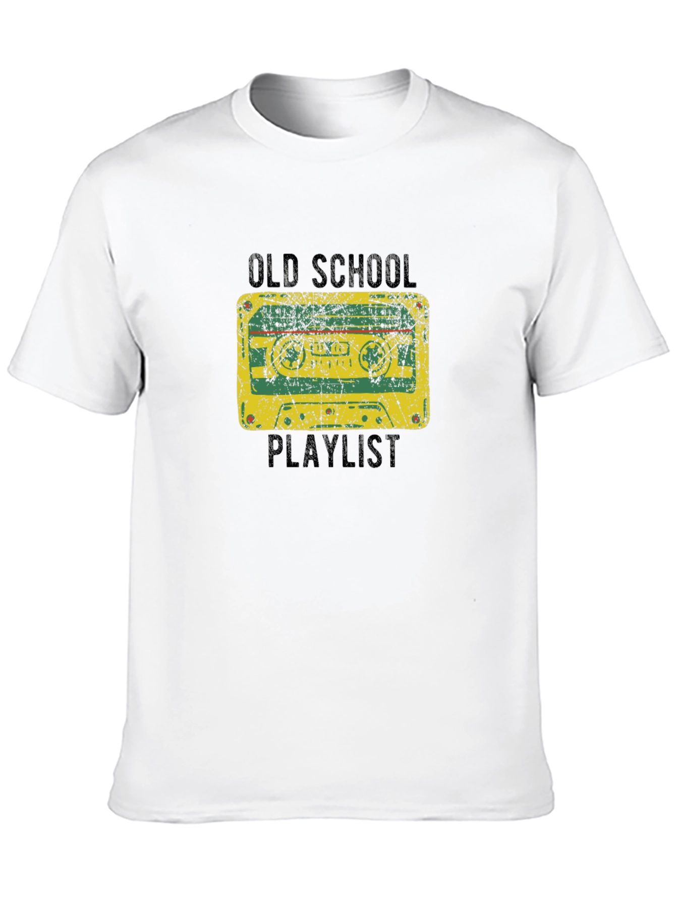 Old School Playlist Cassette Graphic Tee