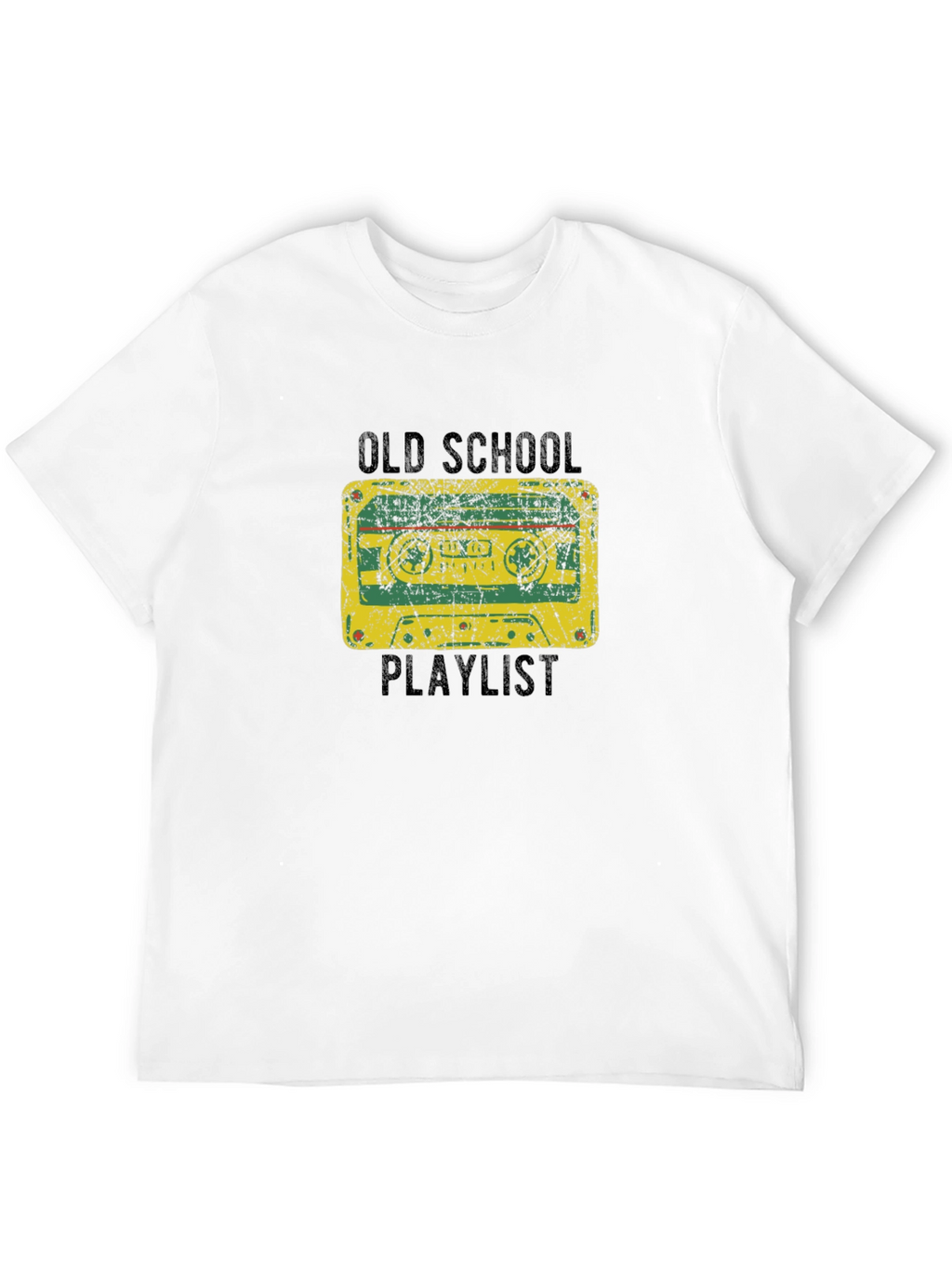 Old School Playlist Cassette Graphic Tee