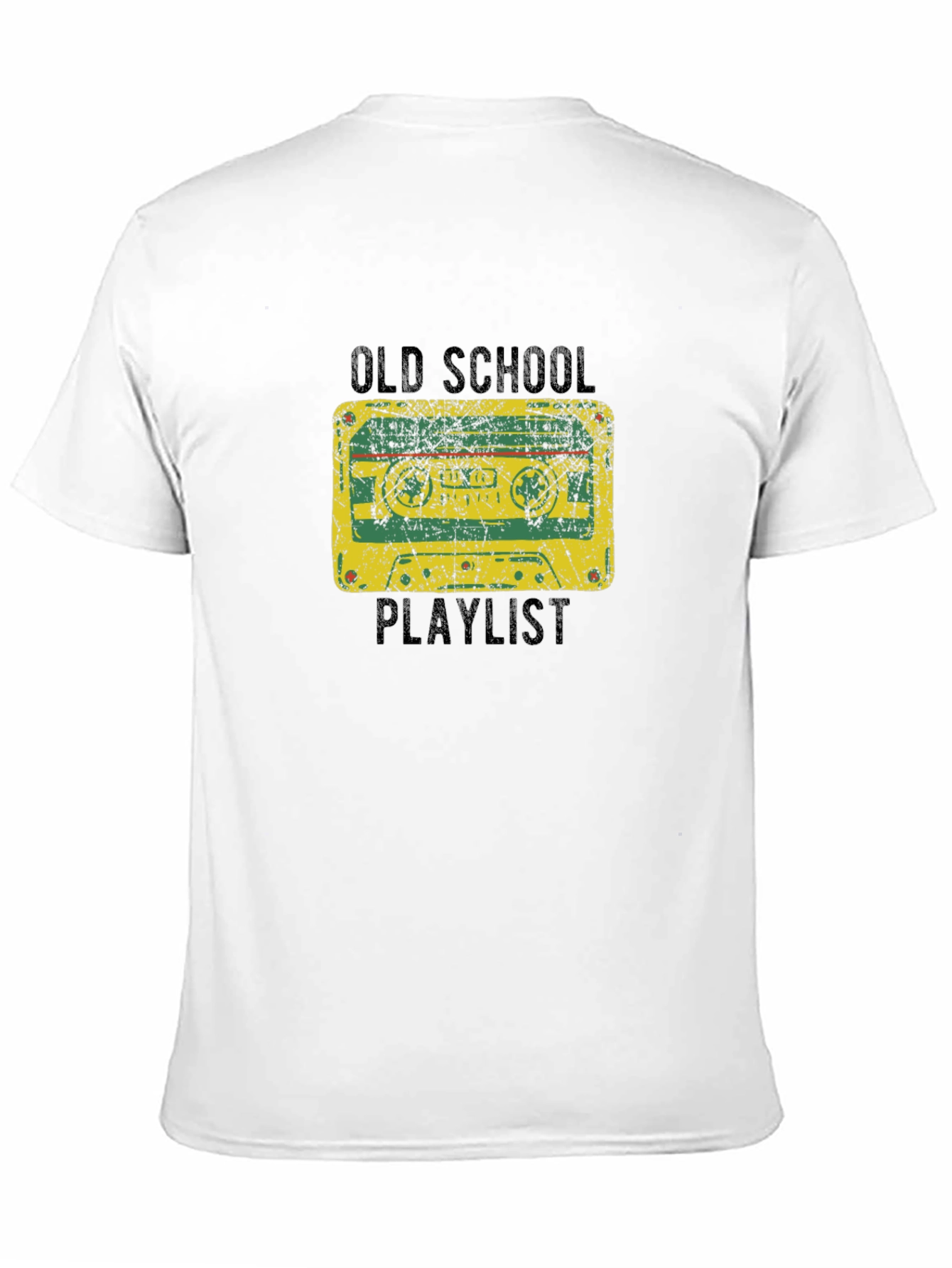 Old School Playlist Cassette Graphic Tee