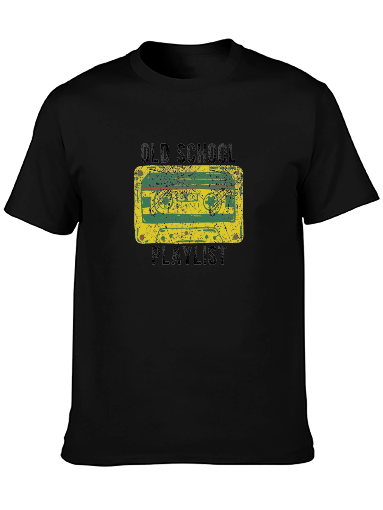 Old School Playlist Cassette Graphic Tee