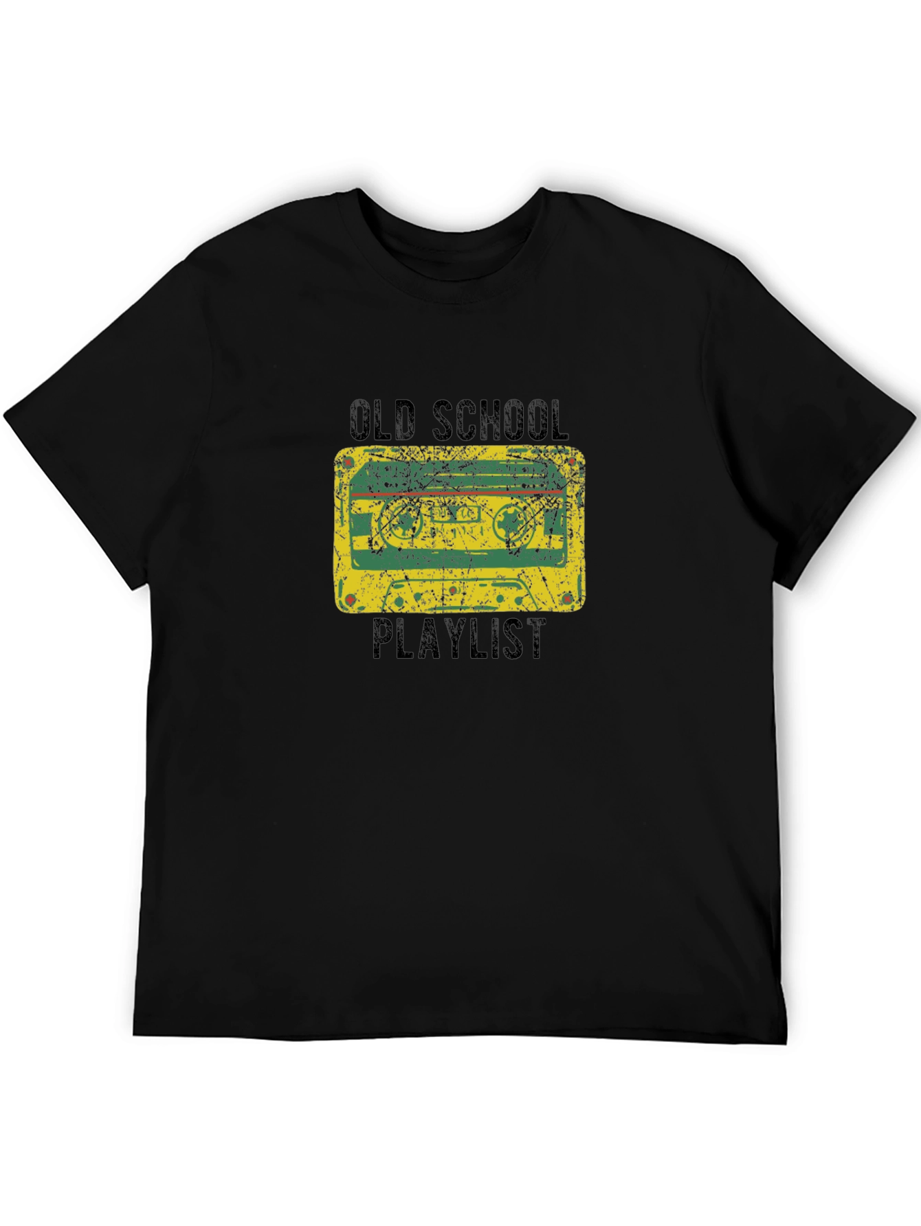 Old School Playlist Cassette Graphic Tee