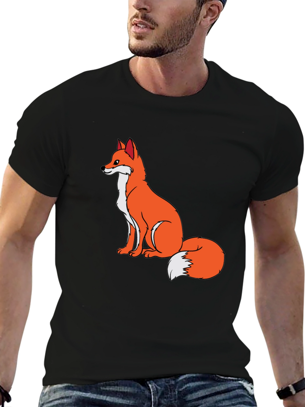 Fox Graphic T-Shirt - Stylish Casual Tee