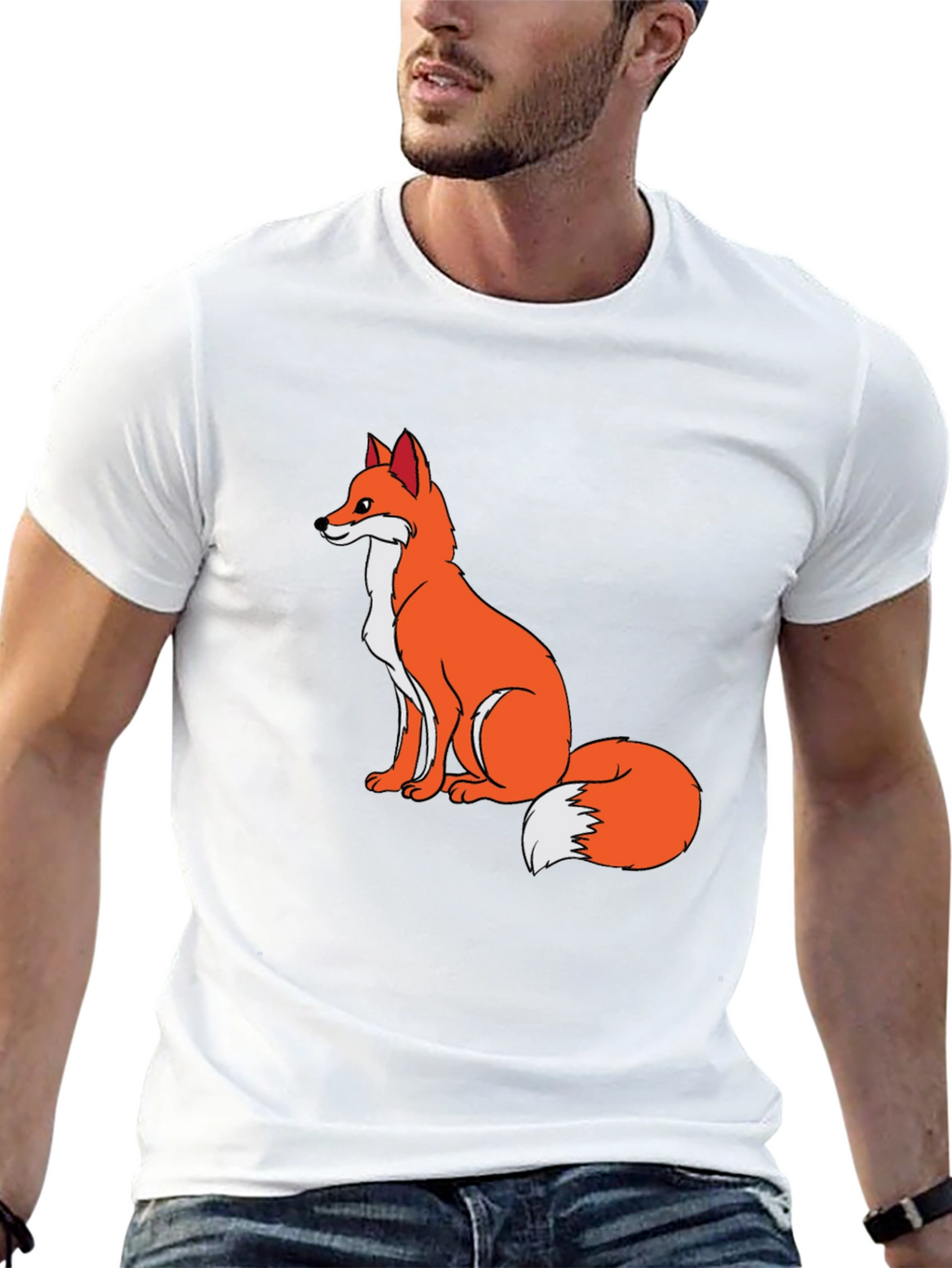 Fox Graphic T-Shirt - Stylish Casual Tee