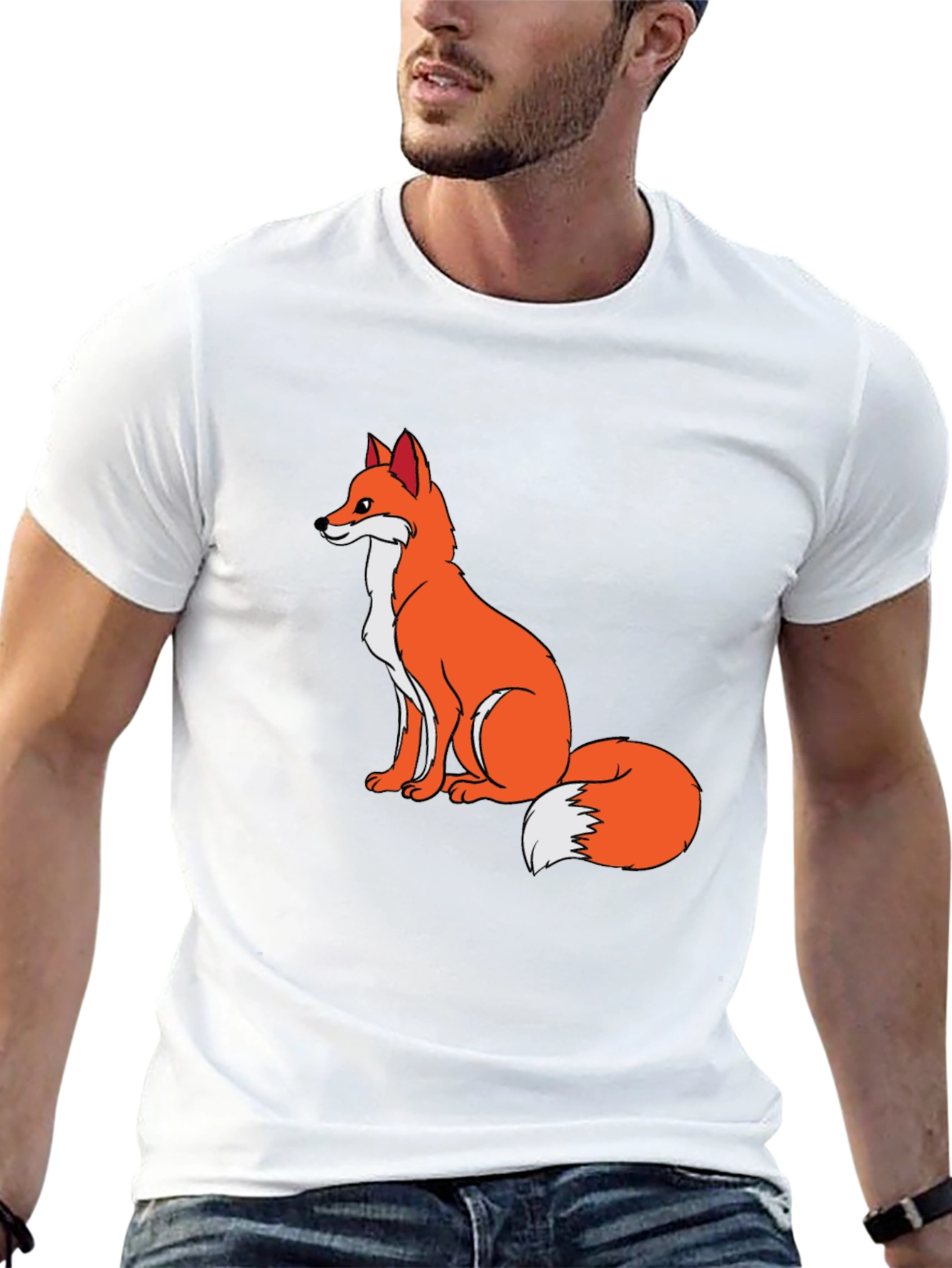 Fox Graphic T-Shirt - Stylish Casual Tee