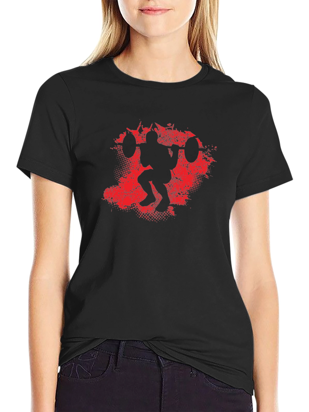 Weightlifting Squat Graphic Tee