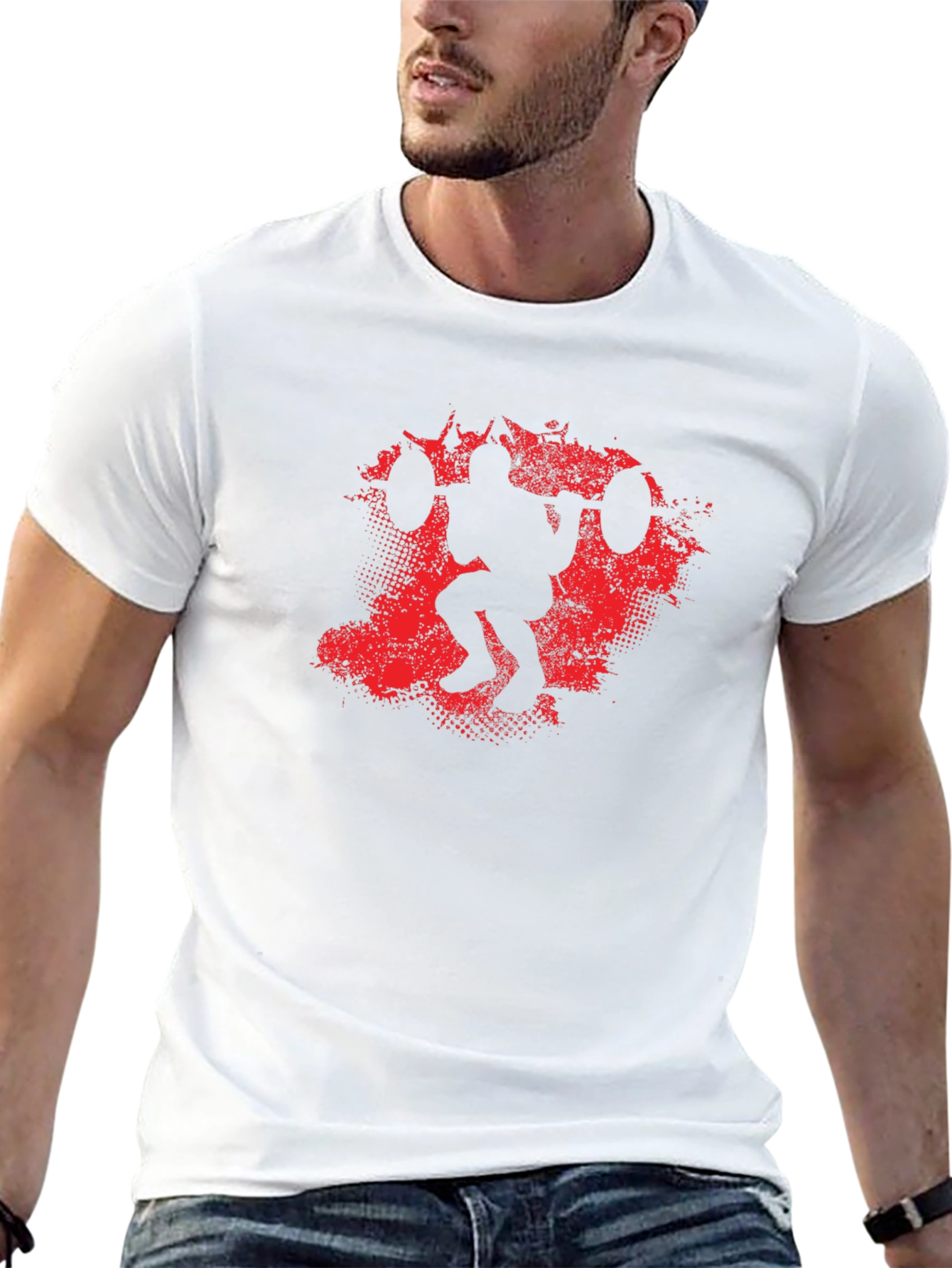 Weightlifting Squat Graphic Tee