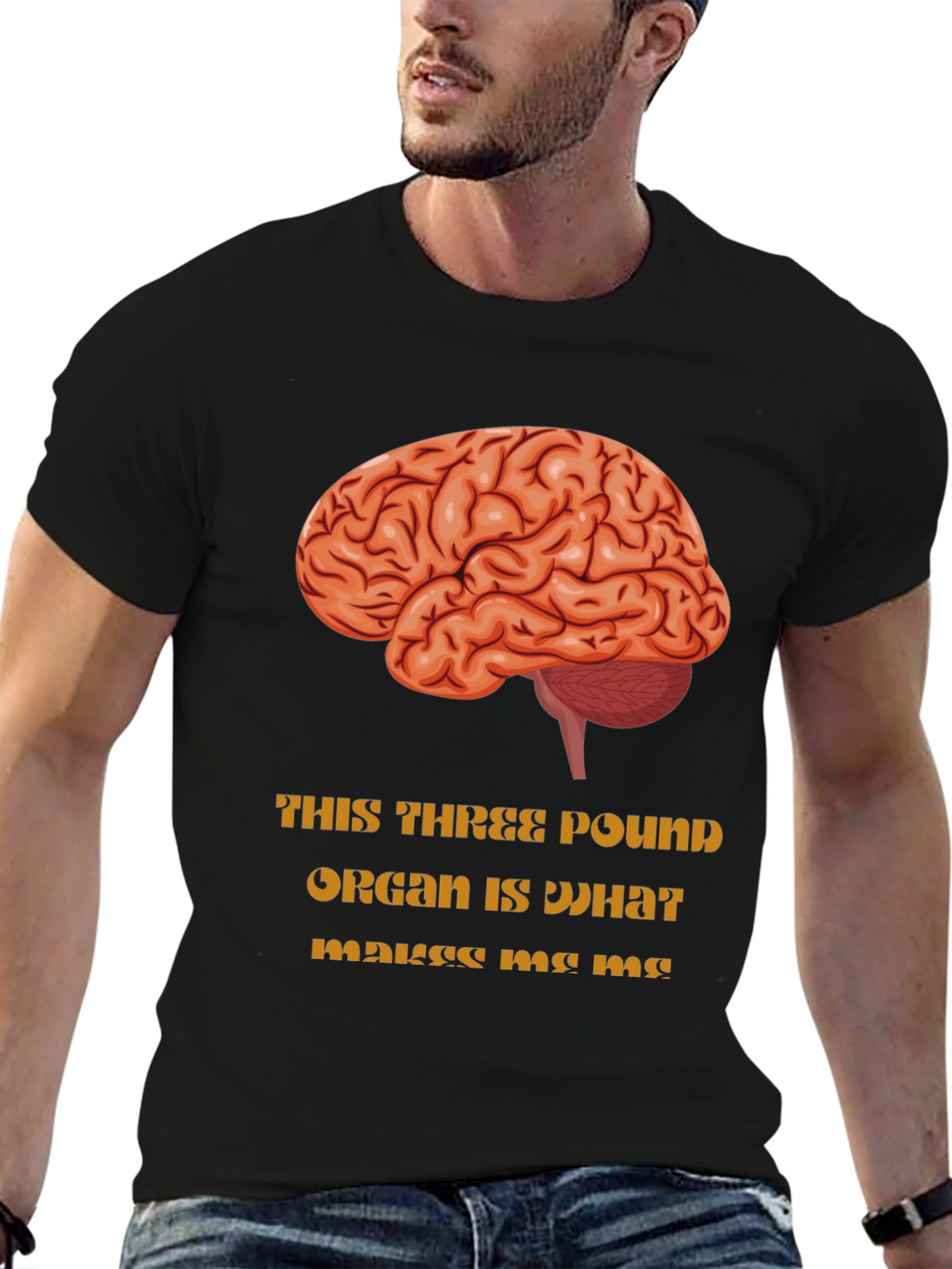 Brain Graphic T-Shirt - Makes Me Me