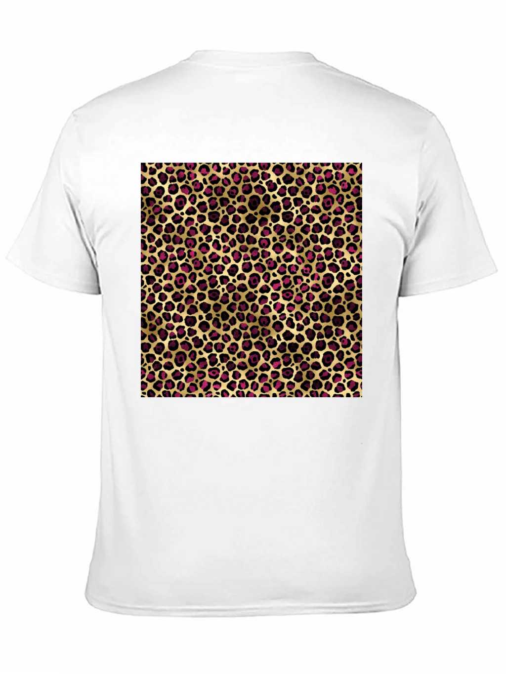 Leopard Print Graphic Tee - Mens Black T-Shirt
