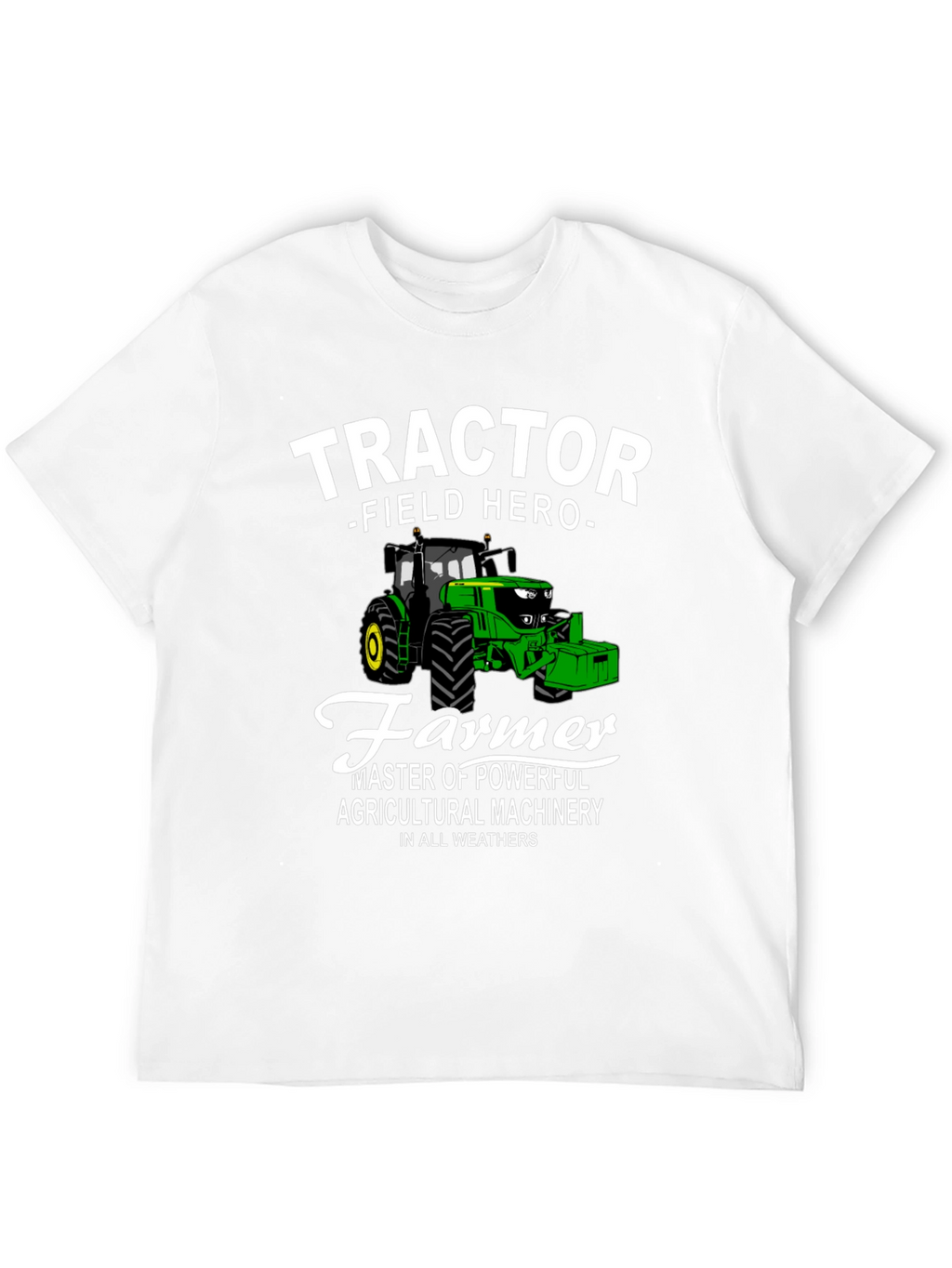 Tractor Field Hero Farmer Graphic T-Shirt