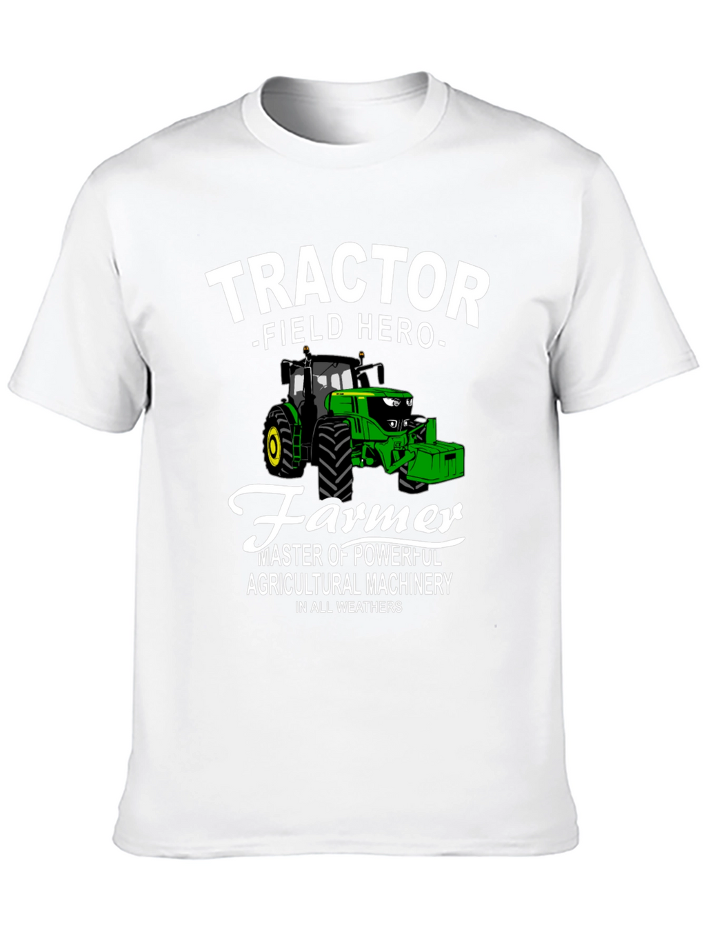 Tractor Field Hero Farmer Graphic T-Shirt