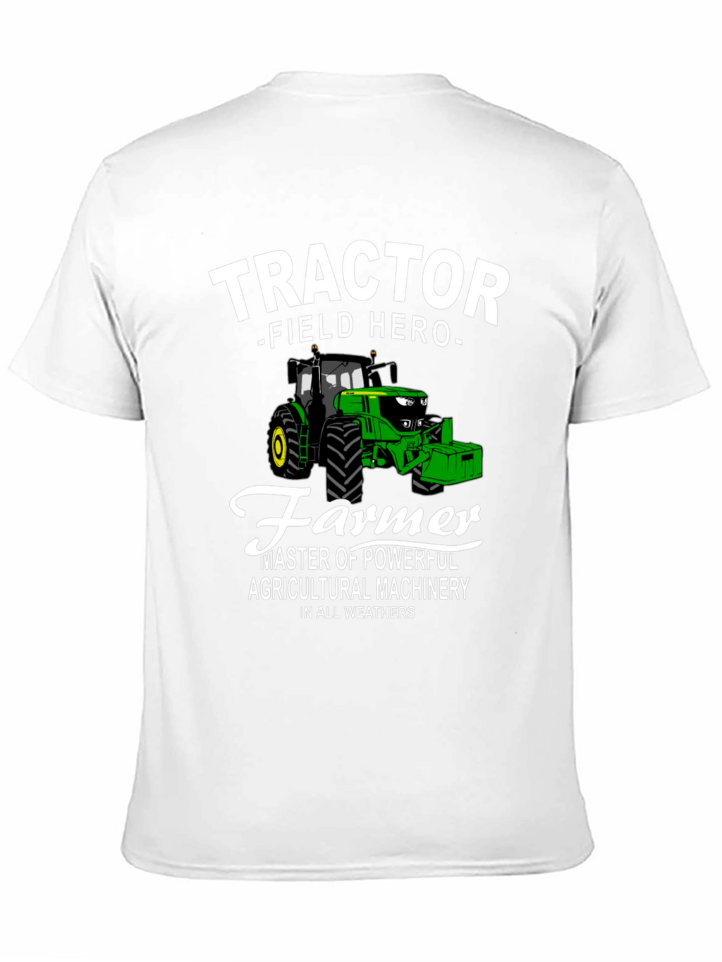 Tractor Field Hero Farmer Graphic T-Shirt