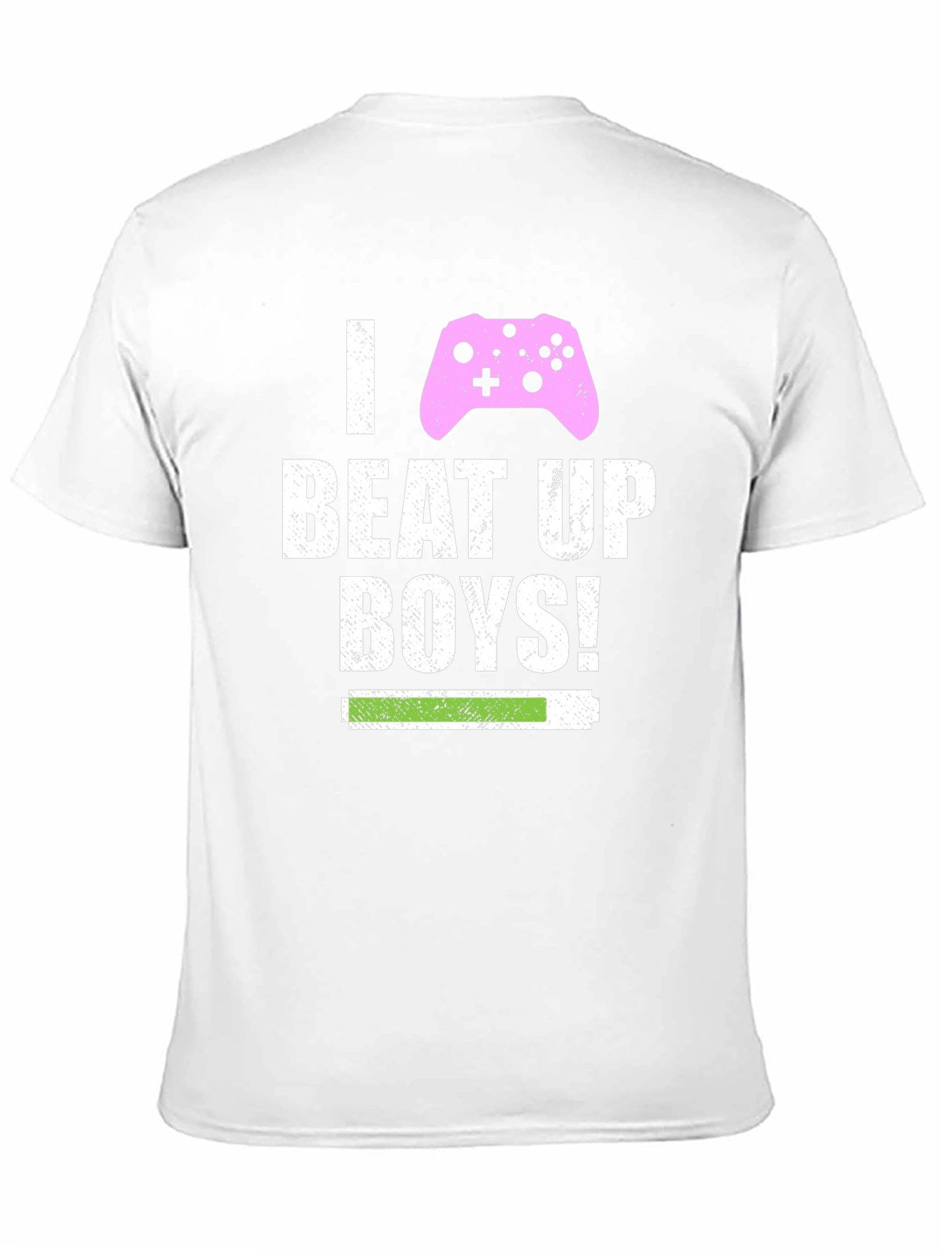 I Beat Up Boys! Gamer T-Shirt - Black
