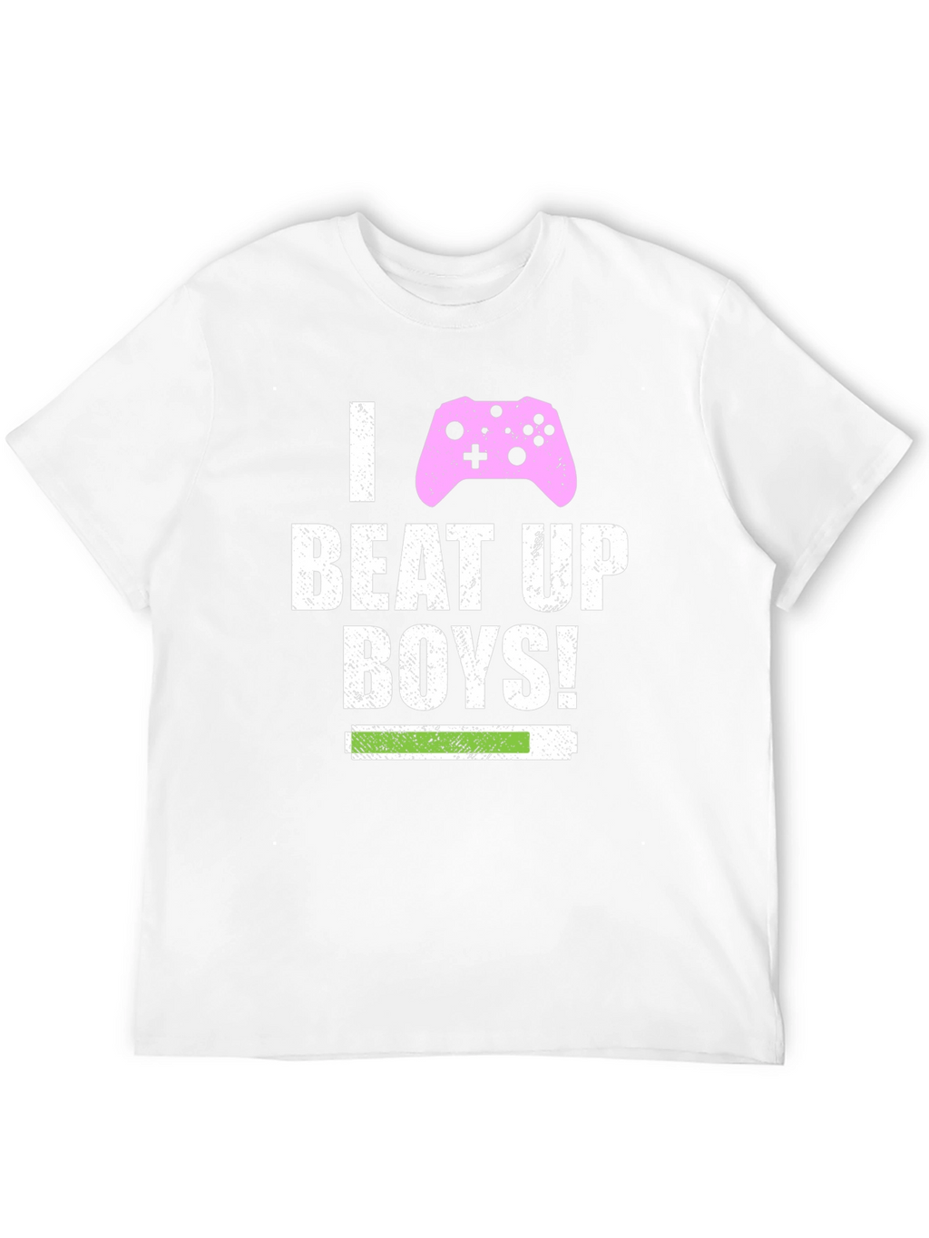 I Beat Up Boys! Gamer T-Shirt - Black