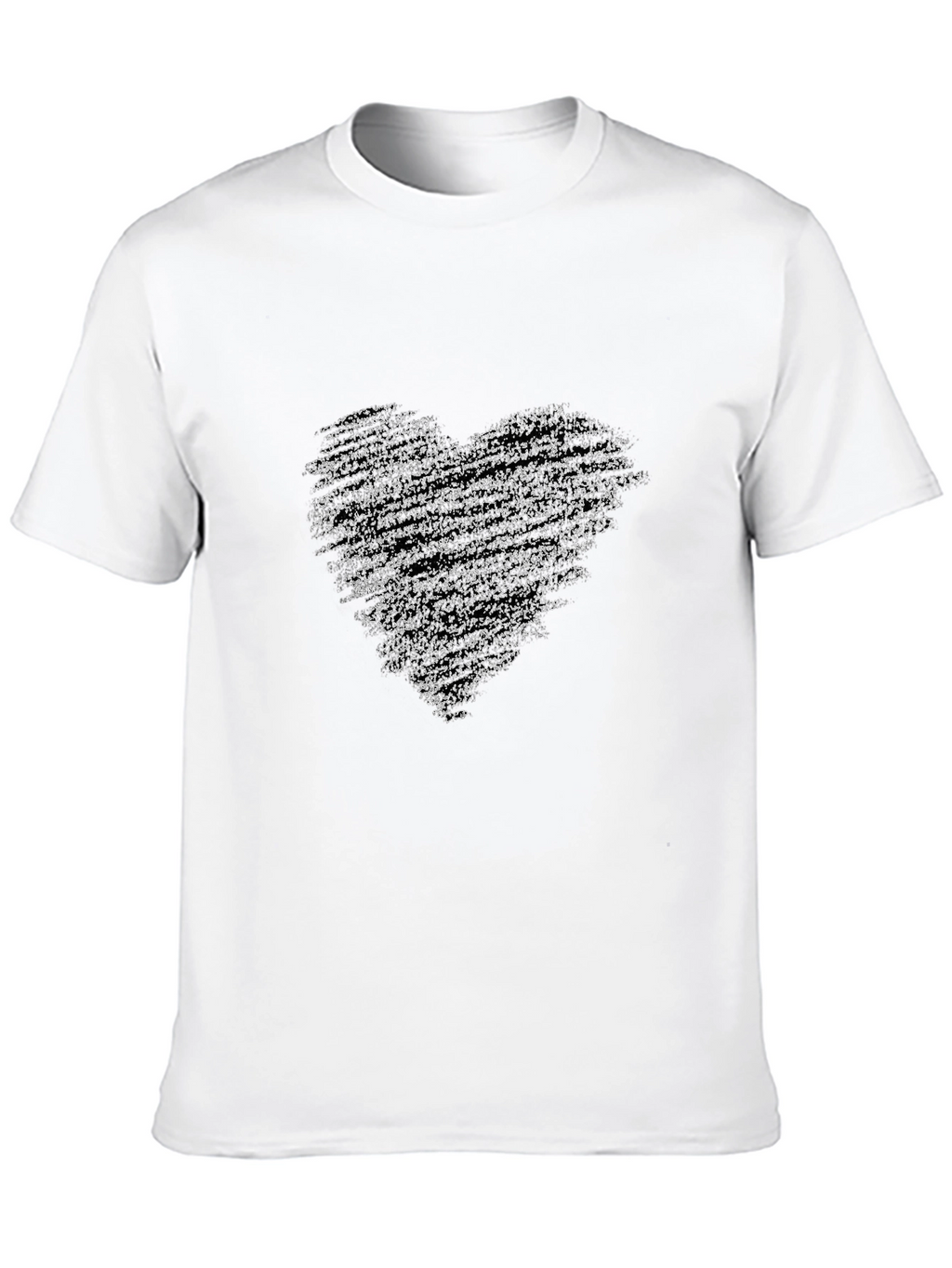 Black Heart Graphic Tee - Stylish Comfort