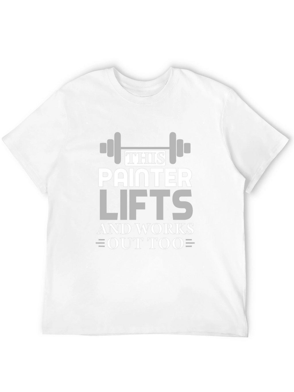 Painter Lifts Black Graphic T-Shirt